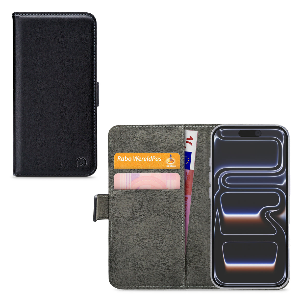 Mobilize Classic Gelly Wallet Book Case Apple iPhone 17 Pro/18 Pro Black