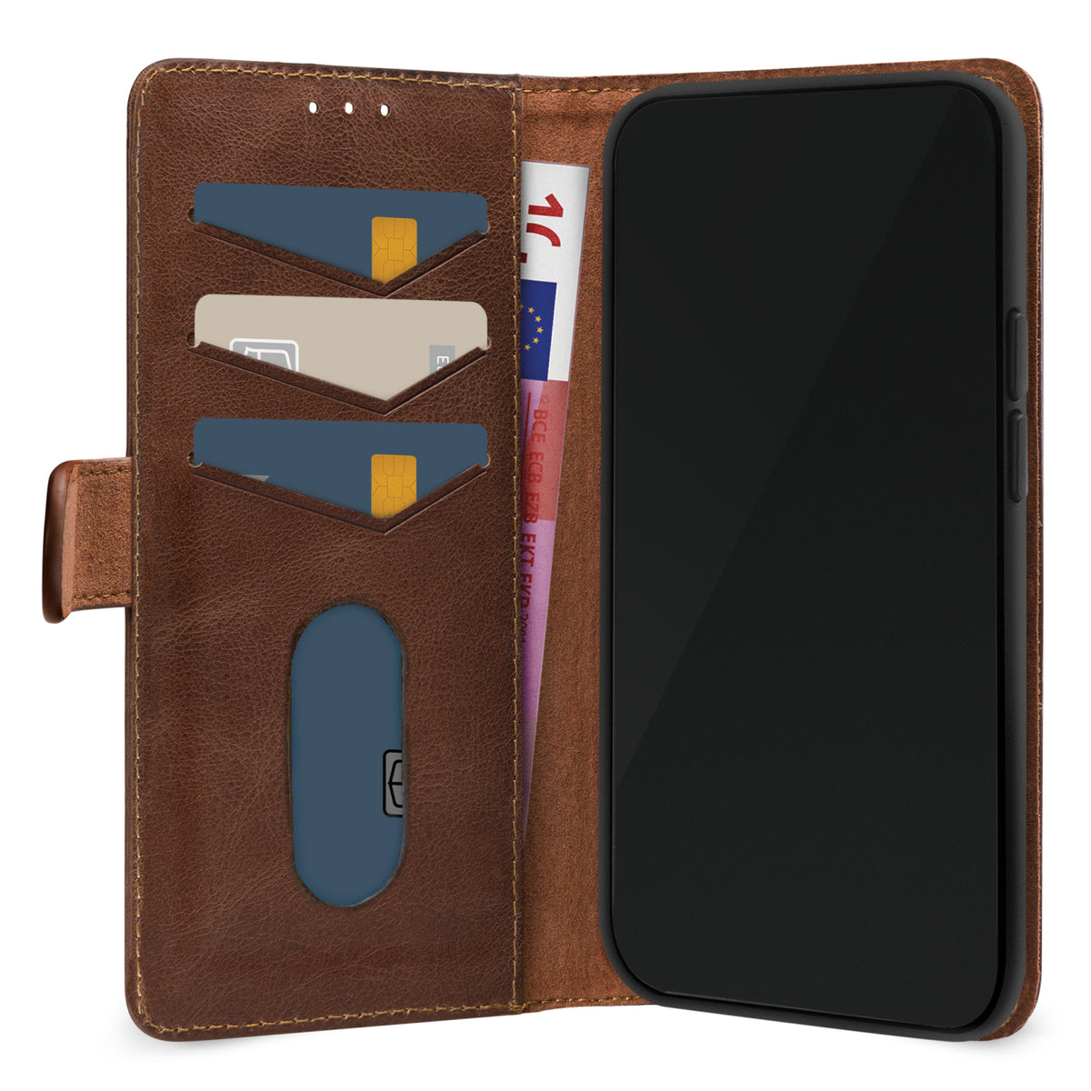 Mobilize Leather Wallet Apple iPhone 17 Pro/18 Pro Brown
