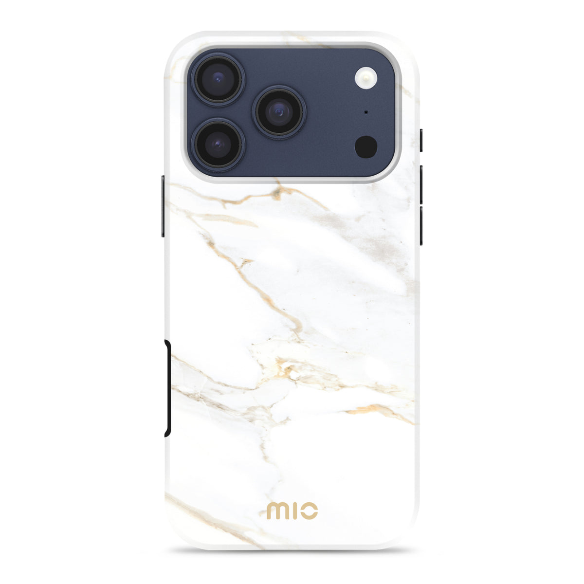 MIO White Marble Magsafe Compatible for iPhone 17 Pro/18 Pro