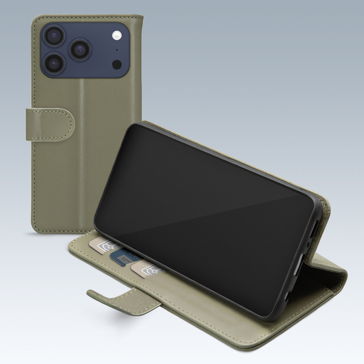 Mobilize Premium Gelly Wallet Book Case Apple iPhone 17 Pro Max/18 Pro Max Green