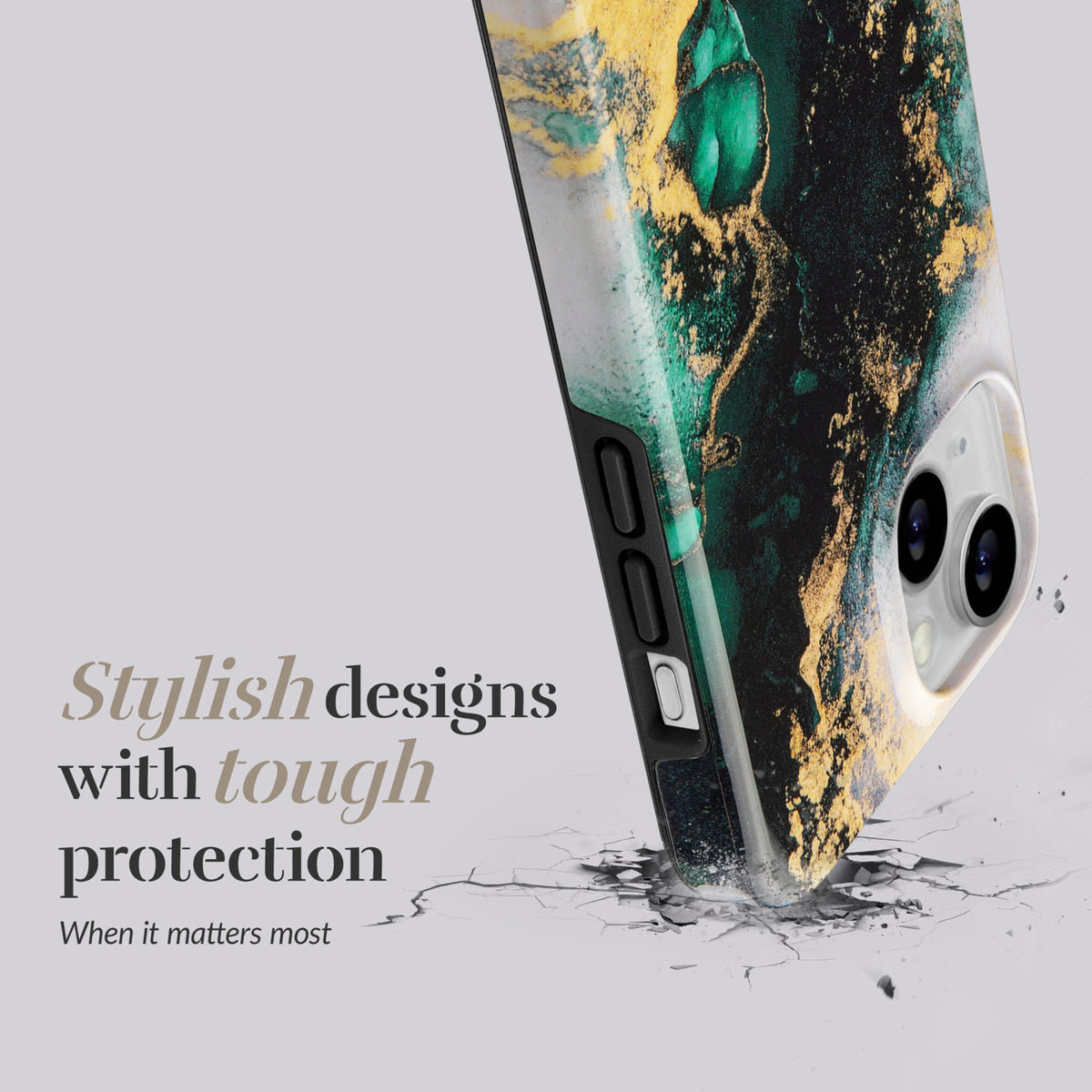 MIO Green Marble Magsafe Compatible for iPhone 17 Pro Max/18 Pro Max