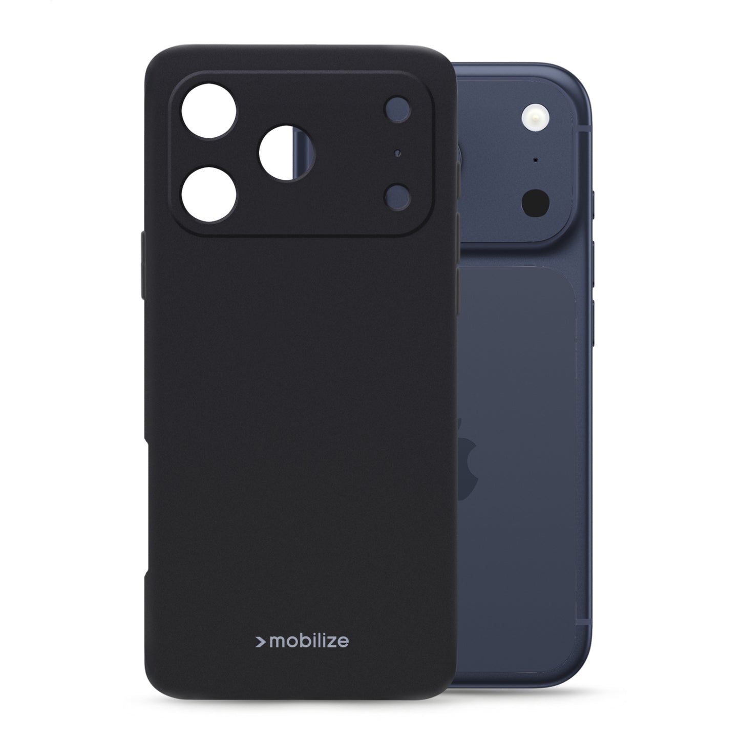 Mobilize Rubber Gelly Case Apple iPhone 17 Pro/18 Pro Matt Black