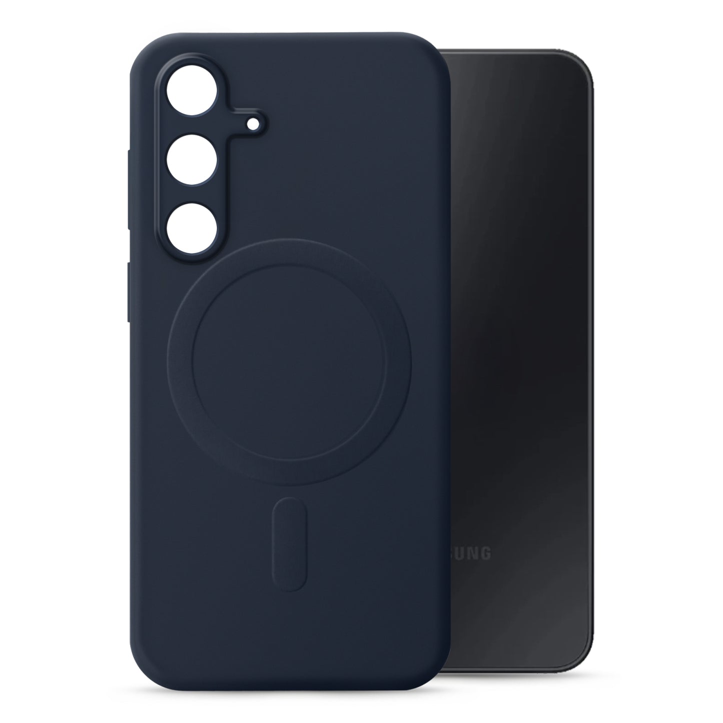My Style Protective Flex Magsafe Compatible Case for Samsung Galaxy S25 FE 5G/S26 FE 5G Midnight Blue