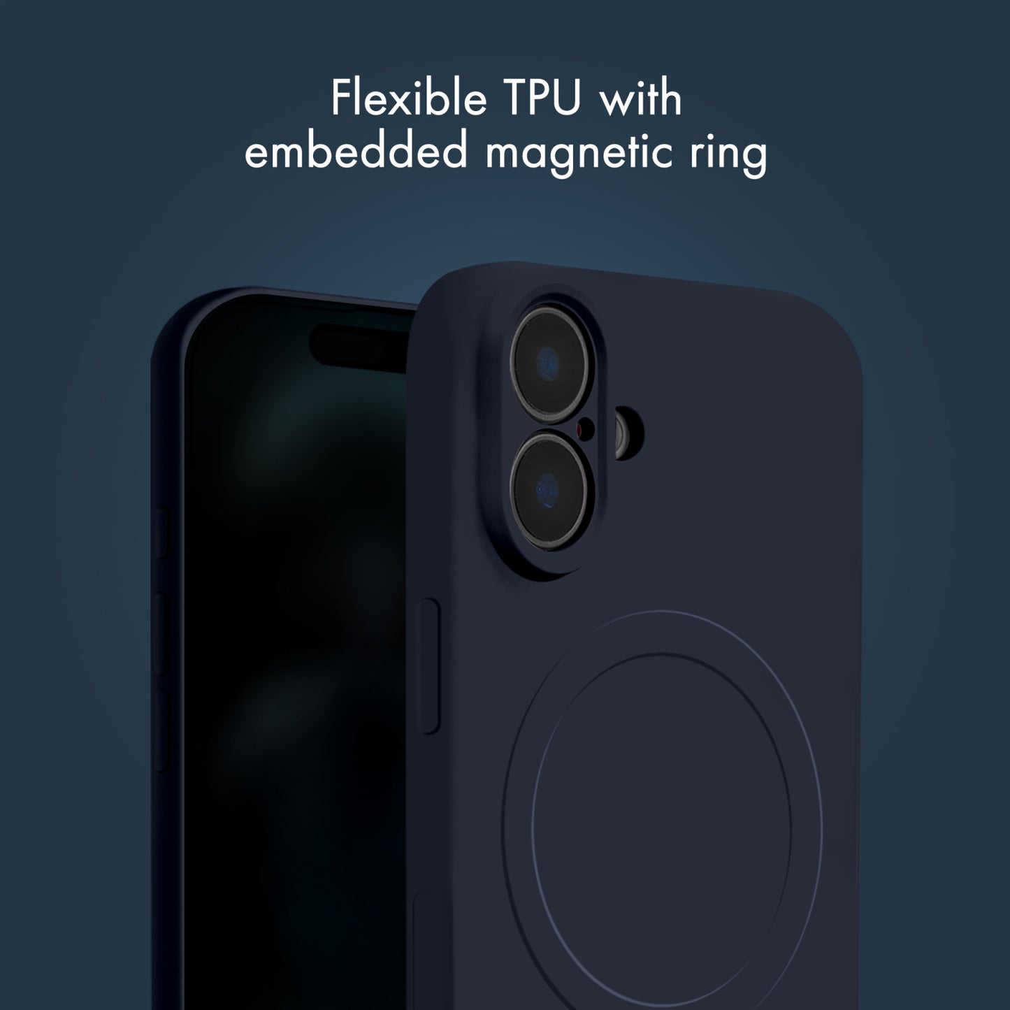 My Style Protective Flex Magsafe Compatible Case for Samsung Galaxy S25 FE 5G/S26 FE 5G Midnight Blue