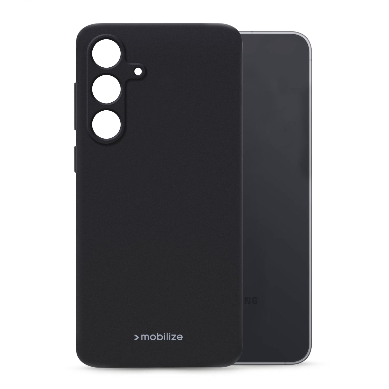 Mobilize Rubber Gelly Case Samsung Galaxy S26 FE Matt Black