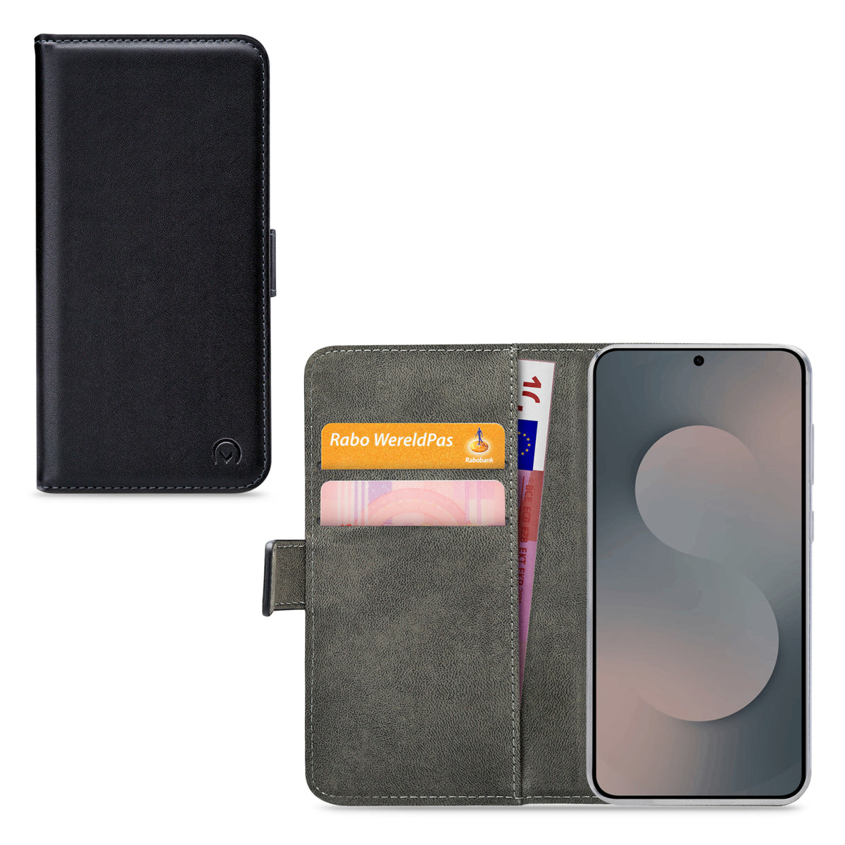 Mobilize Classic Gelly Wallet Book Case Samsung Galaxy S25 FE 5G/S26 FE 5G Black