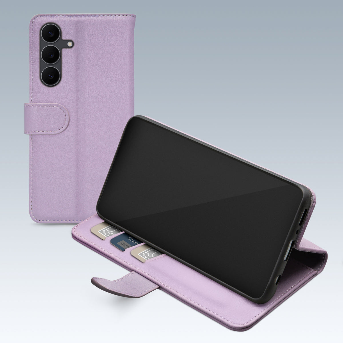 Mobilize Premium Gelly Wallet Book Case Samsung Galaxy S25 FE 5G/S26 FE 5G Purple