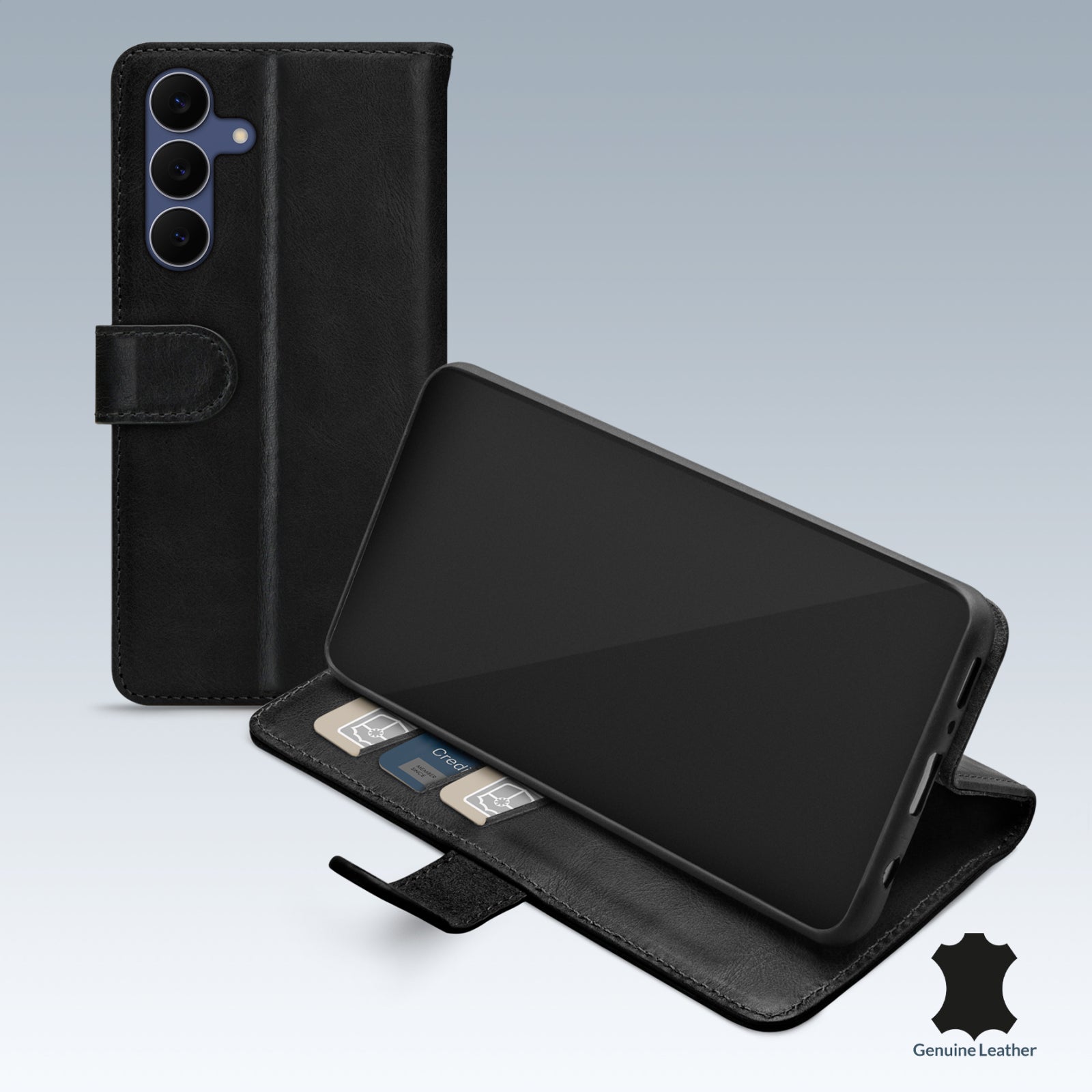 Mobilize Leather Wallet Samsung Galaxy S25 FE 5G/S26 FE 5G Black