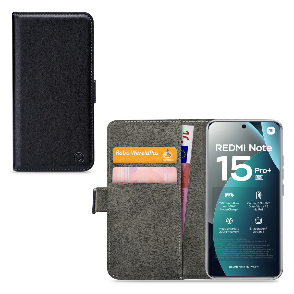 Mobilize Classic Gelly Wallet Book Case Xiaomi Redmi Note 17 Pro Max 5G Black