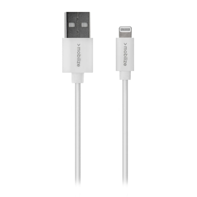 Mobilize Kabel USB auf Apple MFi Lightning 1m, 12W Weiß (BULK)