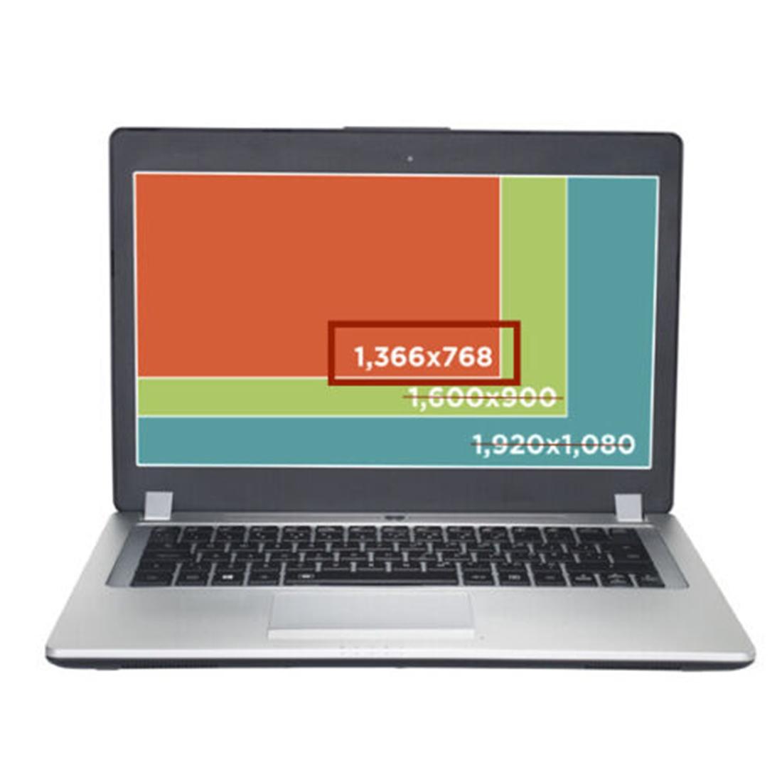 Laptopscherm NT156WHM-N44 TFT 15.6 inch 1366 x 768 30-pins