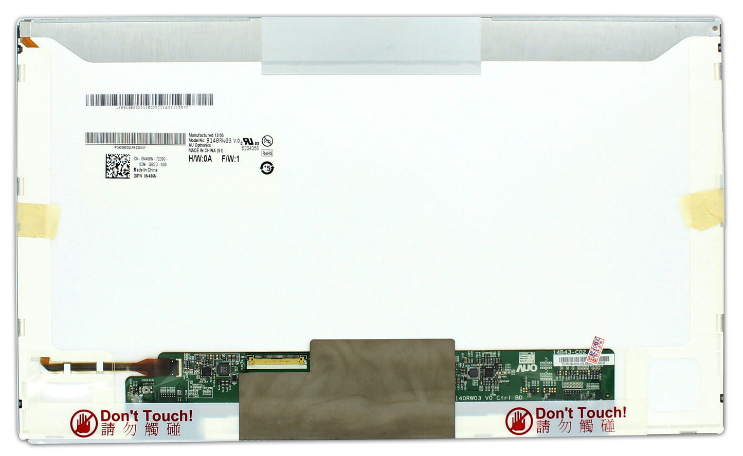 14.0 Inch LCD Scherm 1600x900 Glans 40Pin