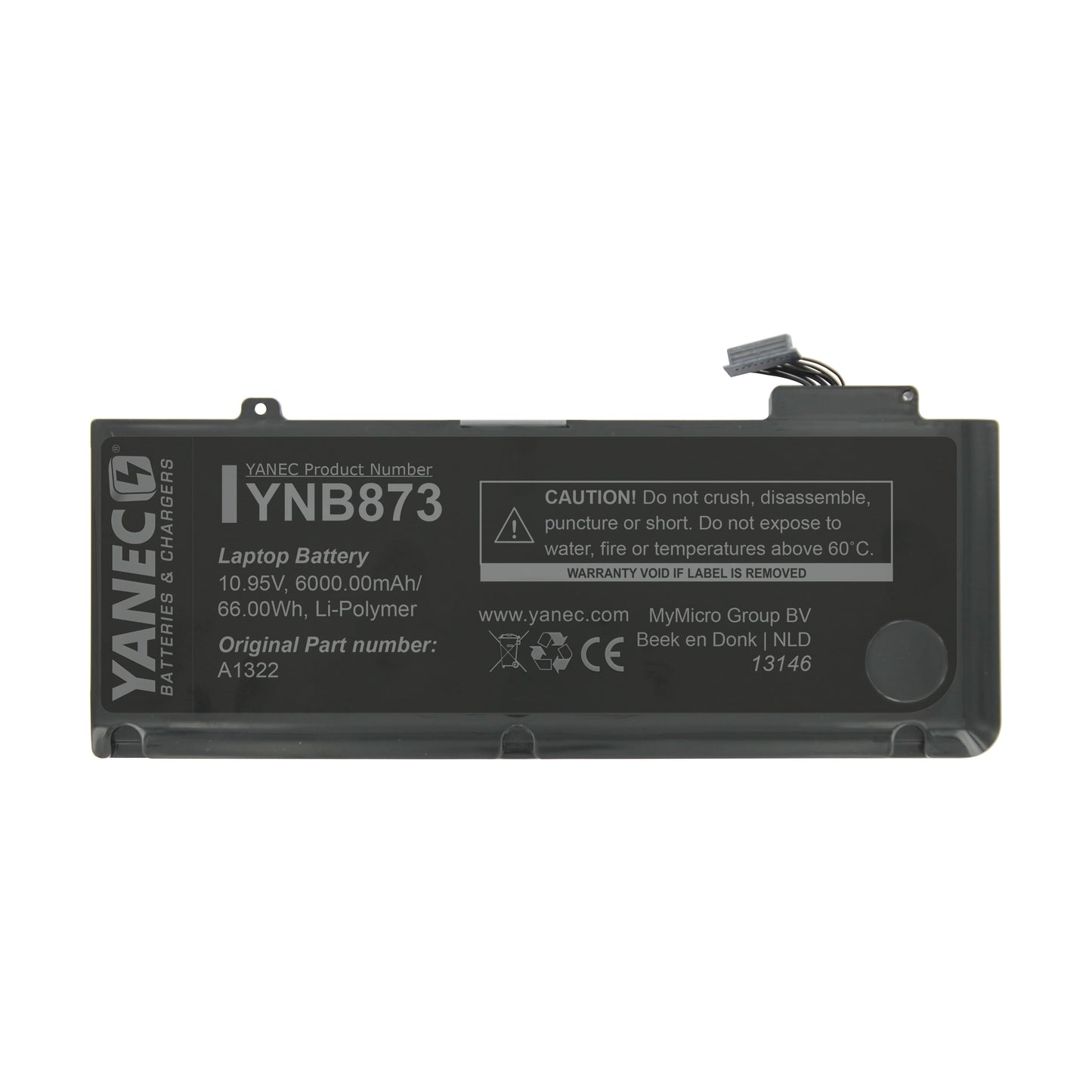 Yanec Macbook Accu 6000mAh