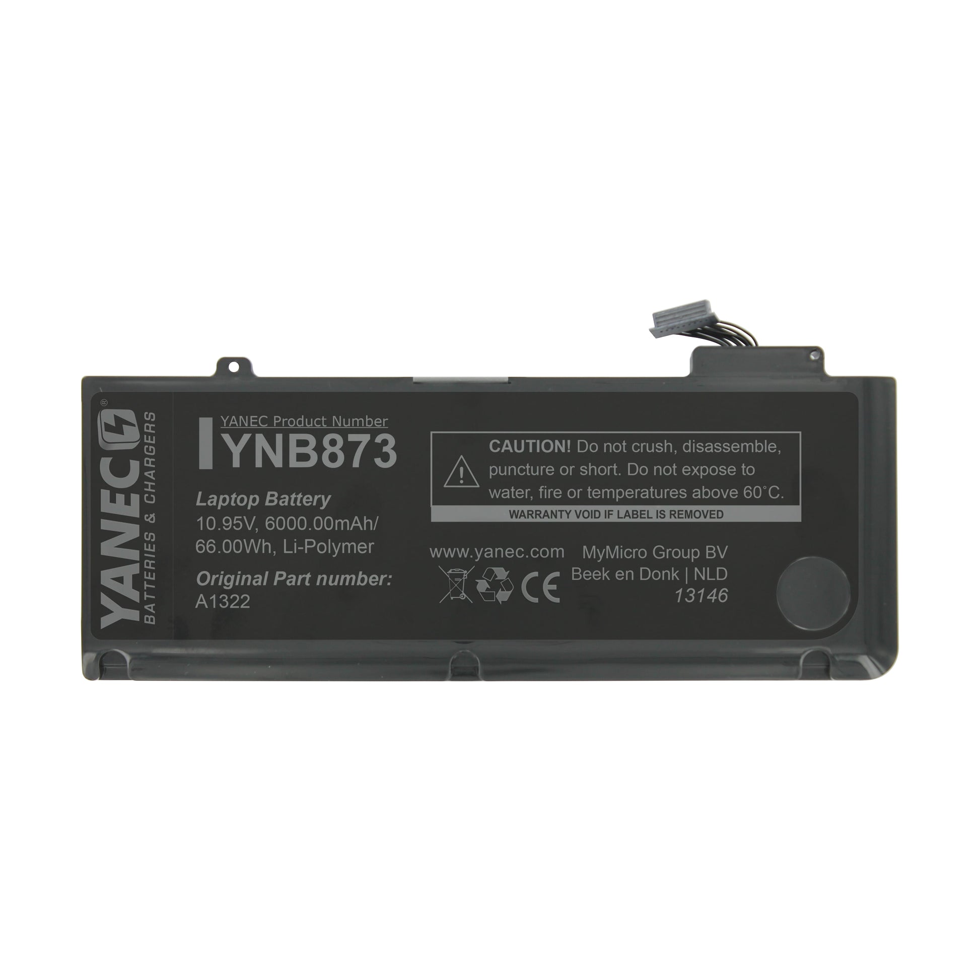 Yanec Macbook Accu 6000mAh