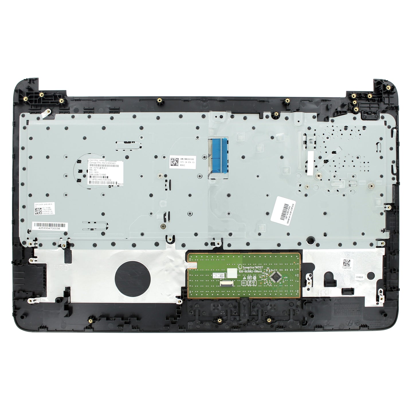 HP Laptop Tastatur Qwerty US + Top Cover