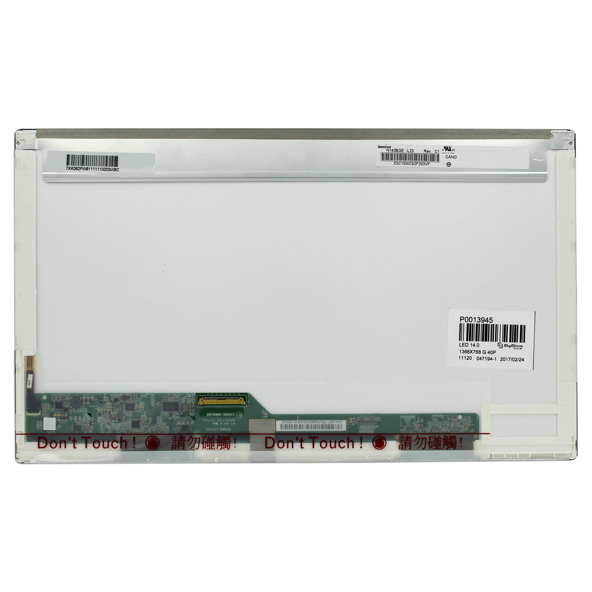 14.0 Inch LCD Scherm 1366x768 Glans 40Pin
