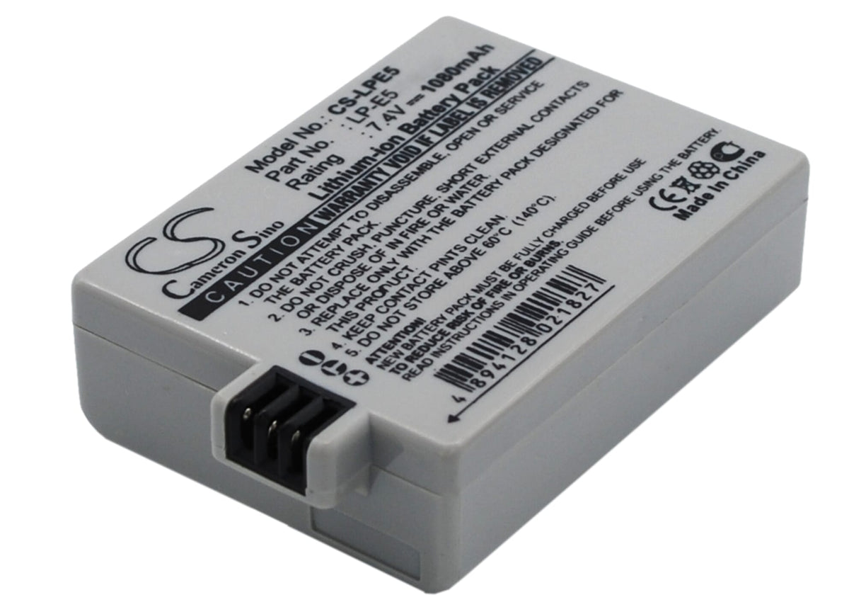 Digitale Camera Accu 7.4V 1080mAh Li-ion Voor Canon