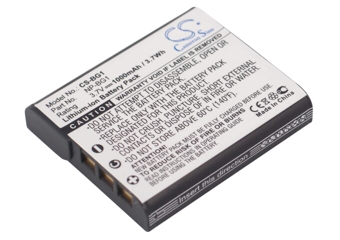 Digitale Camera Accu 3.7V 1000mAh Li-ion Voor Sony