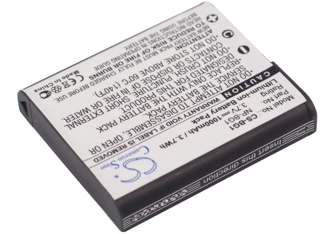 Digitale Camera Accu 3.7V 1000mAh Li-ion Voor Sony