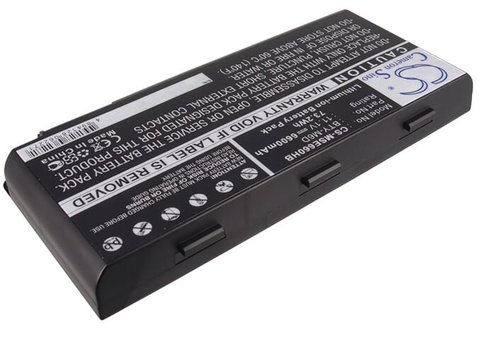 Batterie d'ordinateur portable 6600mAh