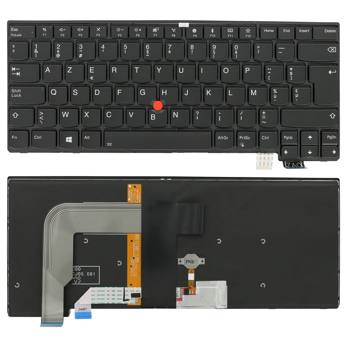 Clavier d'ordinateur portable Lenovo Azerty BE