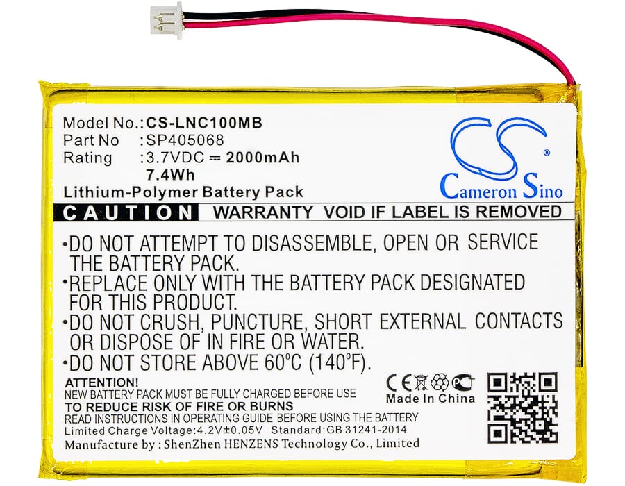 Babyfoon Accu 3.7V 2000mAh