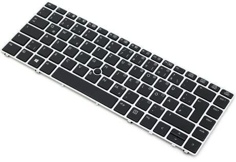 HP Laptop Tastatur QWERTZ DE + Trackpoint, Hintergrundbeleuchtung