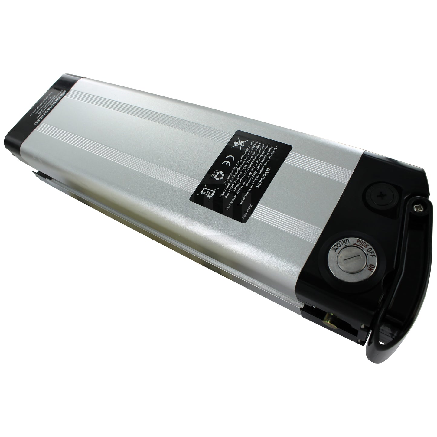 Kompatibler Fahrradakku 36/37V 14,5Ah SilverFish (Silber)