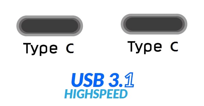 USB3.1 Gen 2 Type-C Kabel 1 Meter - Zwart