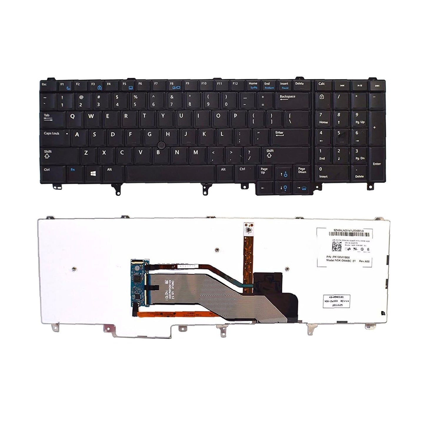 Dell Laptop Toetsenbord Qwerty US