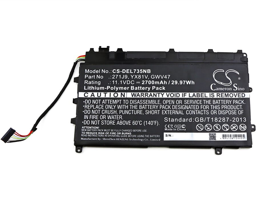 Laptop accu 2700mAh