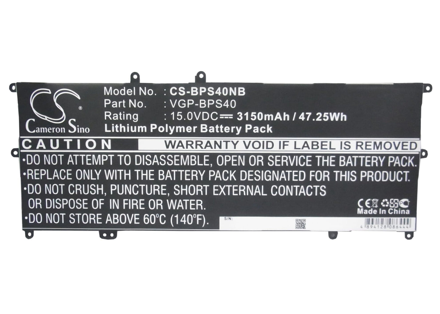 Laptop accu 3150mAh