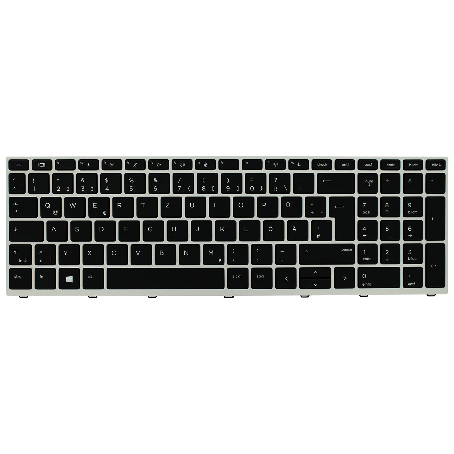 HP Laptop Toetsenbord Qwertz DE