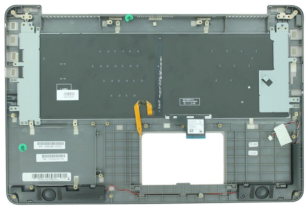 Asus Laptop Toetsenbord Qwerty US + Top Cover