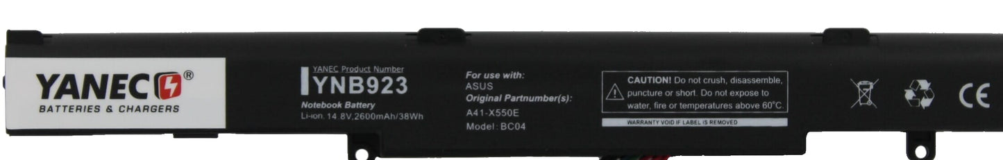 Yanec Laptop Accu 2600mAh
