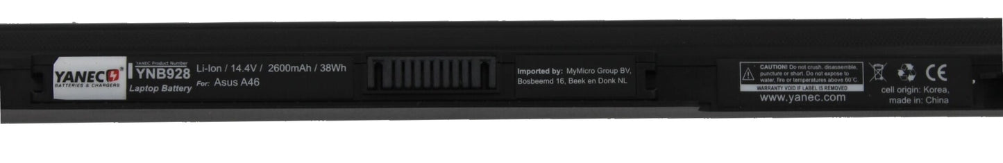 Yanec Laptop Accu 2600mAh