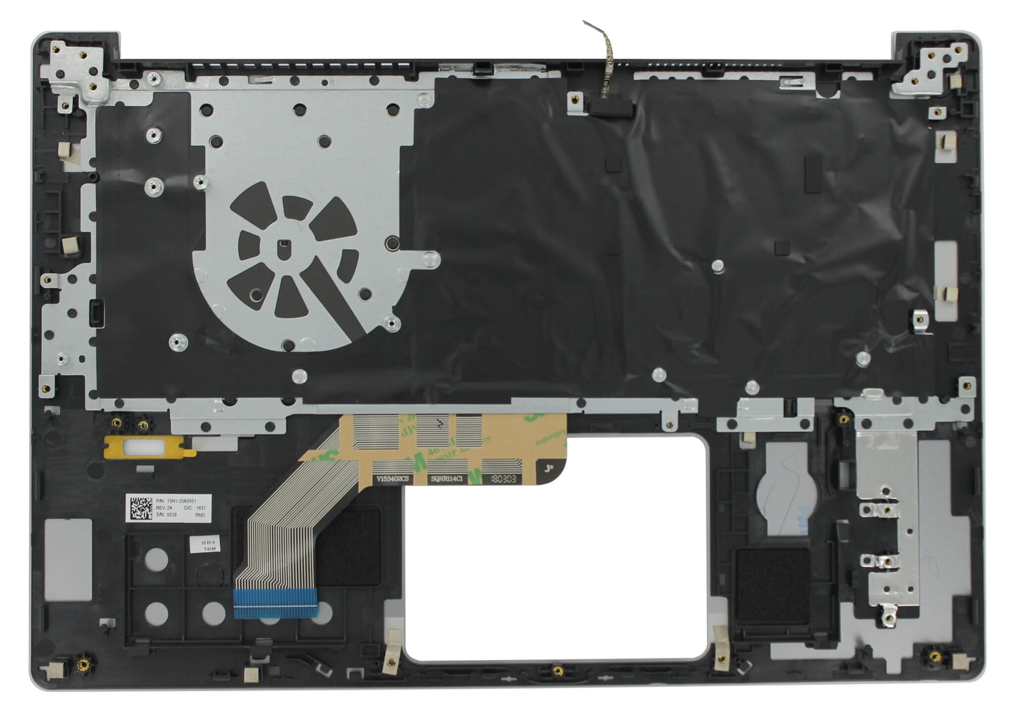 Acer Laptop Tastatur Qwerty US + Top Cover - Silber