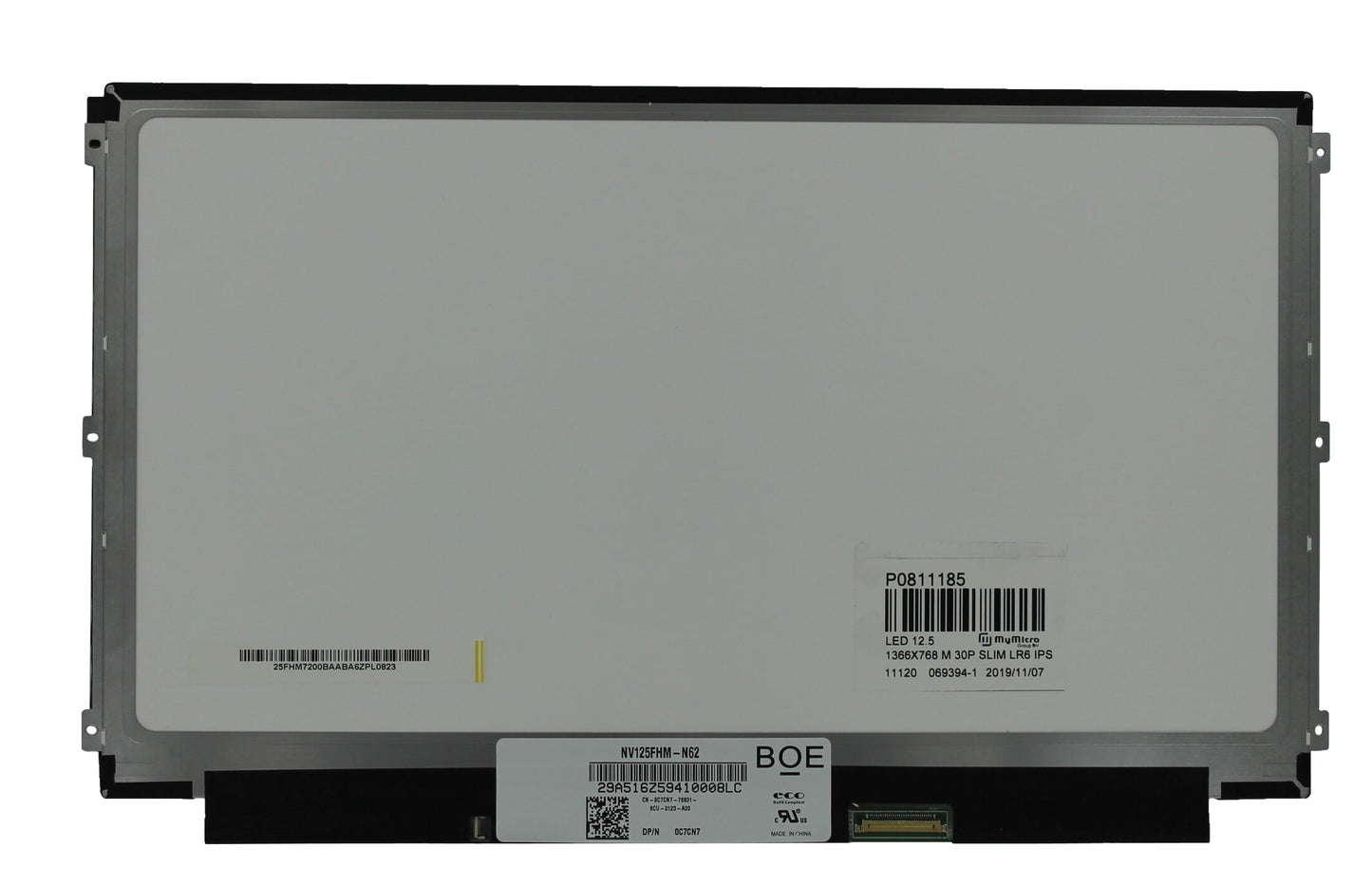 12.5 Zoll LCD Bildschirm 1920x1080 Matt 30Pin eDP, IPS