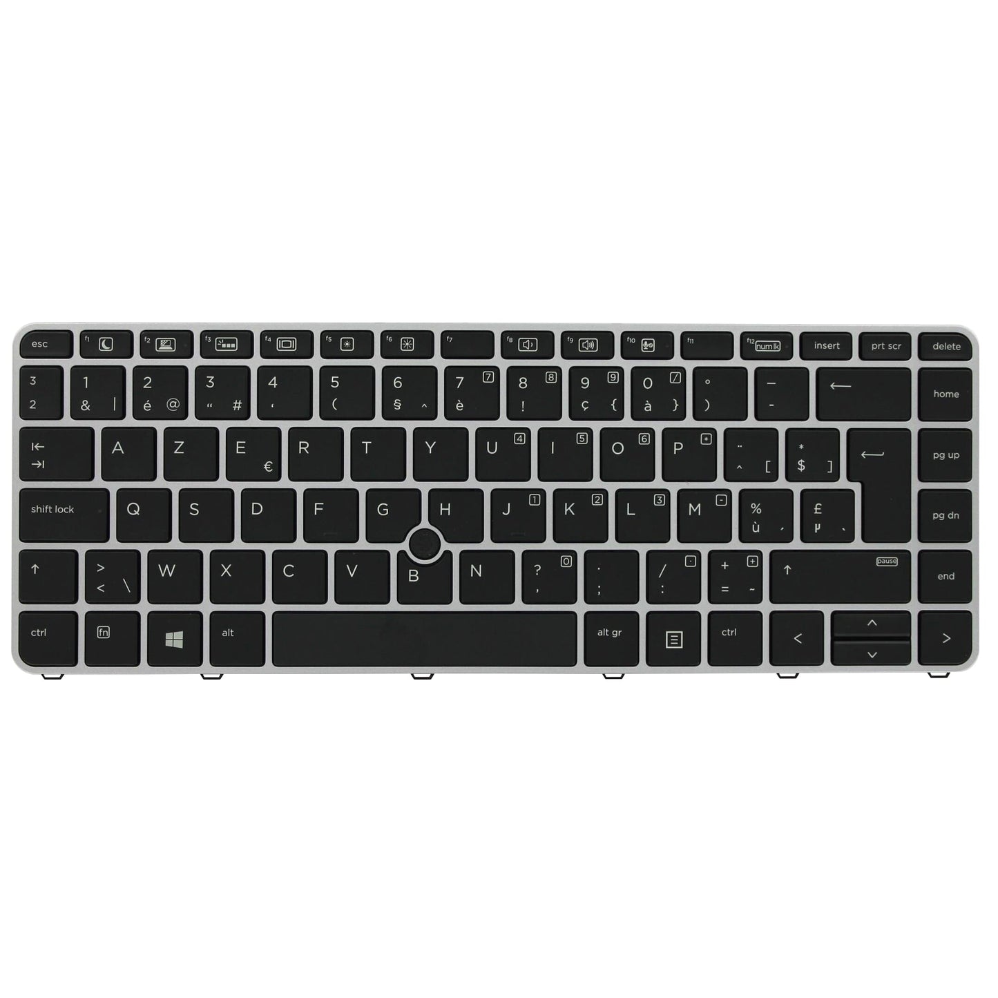 HP Laptop Tastatur Azerty BE + Trackpoint, Hintergrundbeleuchtung