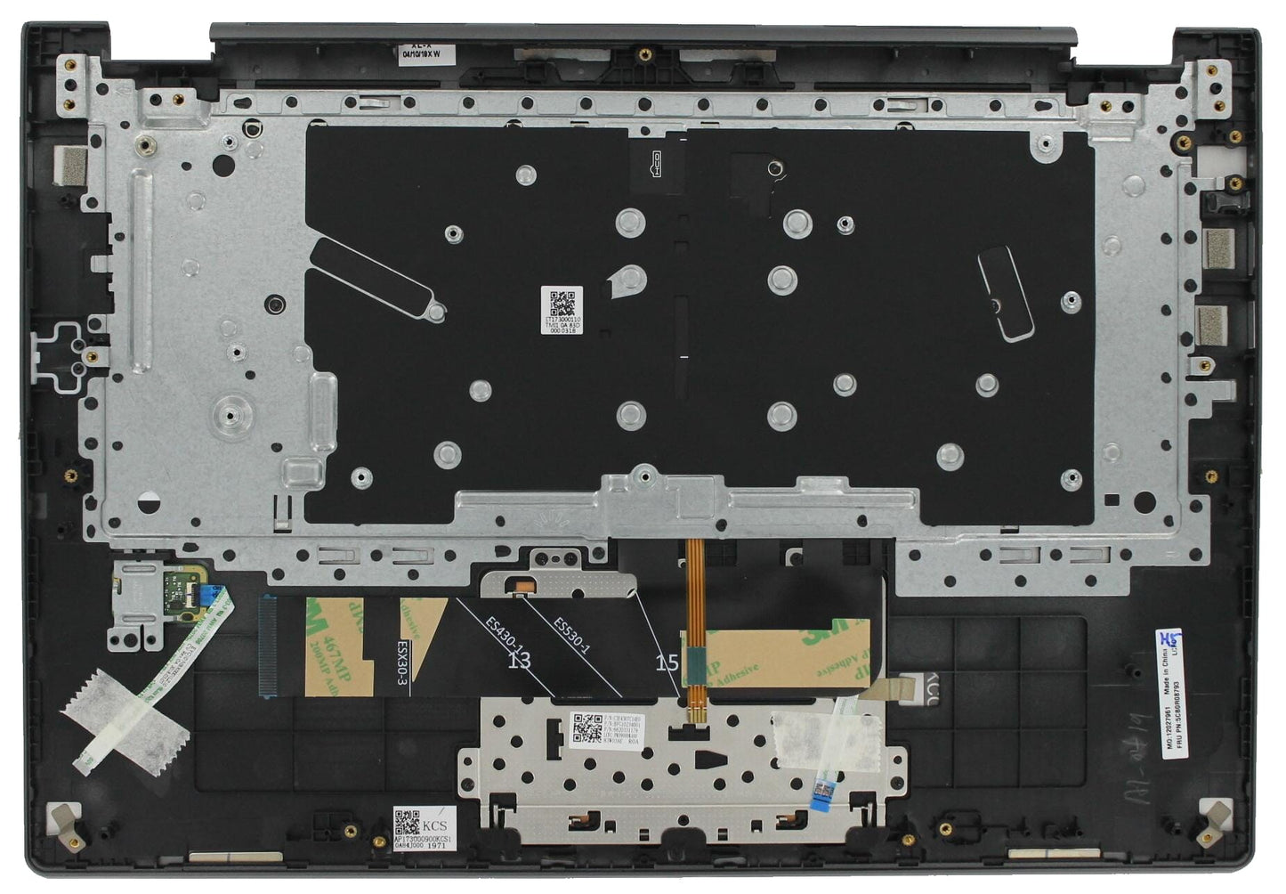 Lenovo Laptop Toetsenbord Azerty BE + Top Cover, Backlight