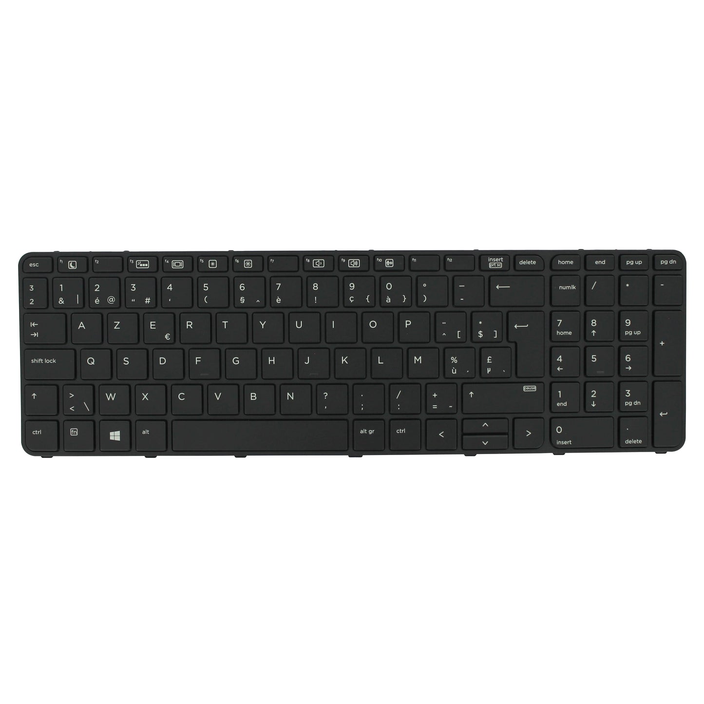 Clavier d'ordinateur portable HP Azerty BE + rétroéclairage