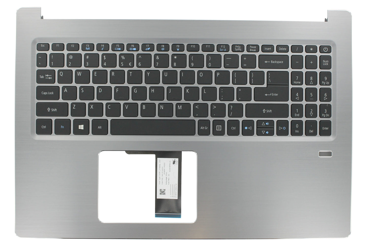 Acer Ordinateur Portable Clavier Qwerty US + Capot Supérieur