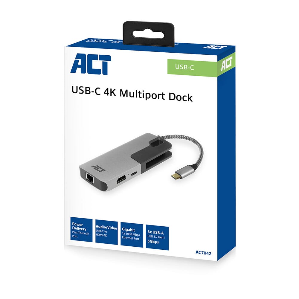 ACT USB-C 4K Multiport Dock