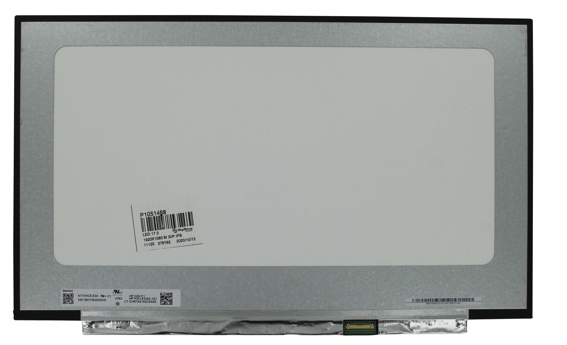 17.3 inch LCD Scherm 1920x1080 Glans 30Pin eDP, IPS