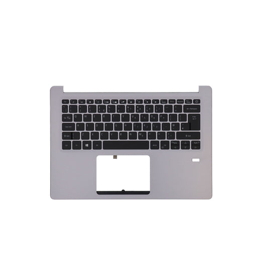 ABDECKUNG.OBERSEITE.SILBER.MIT.TASTATUR.GB.SCHWARZ