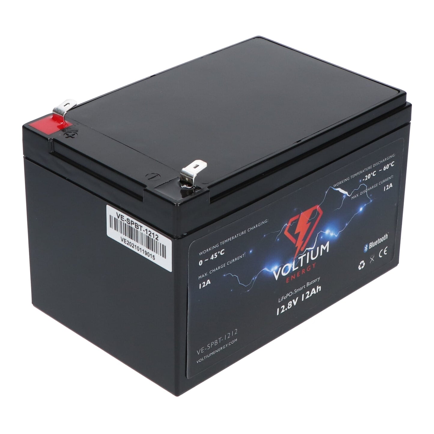 Voltium Energy LiFePO4 Accu 12,8V - 12Ah Bluetooth