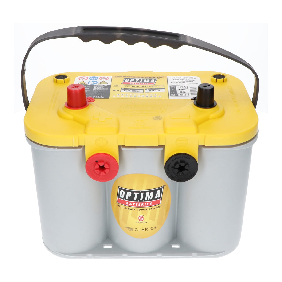 Optima Yellow Top Accu 12V 55Ah YT U-4.2