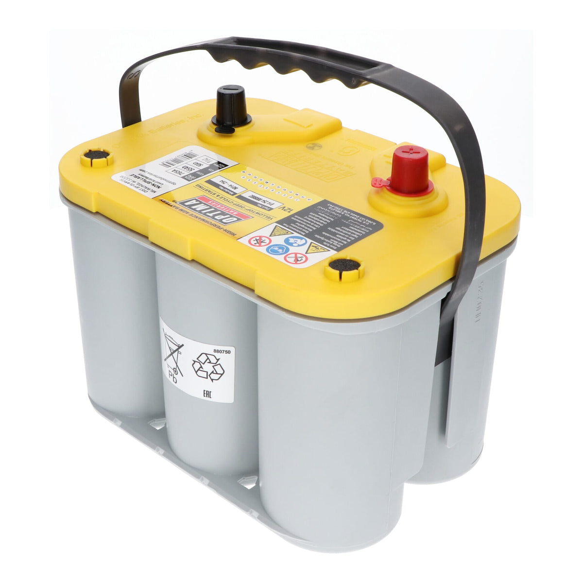 Optima Yellow Top Accu 12V 55Ah YT U-4.2