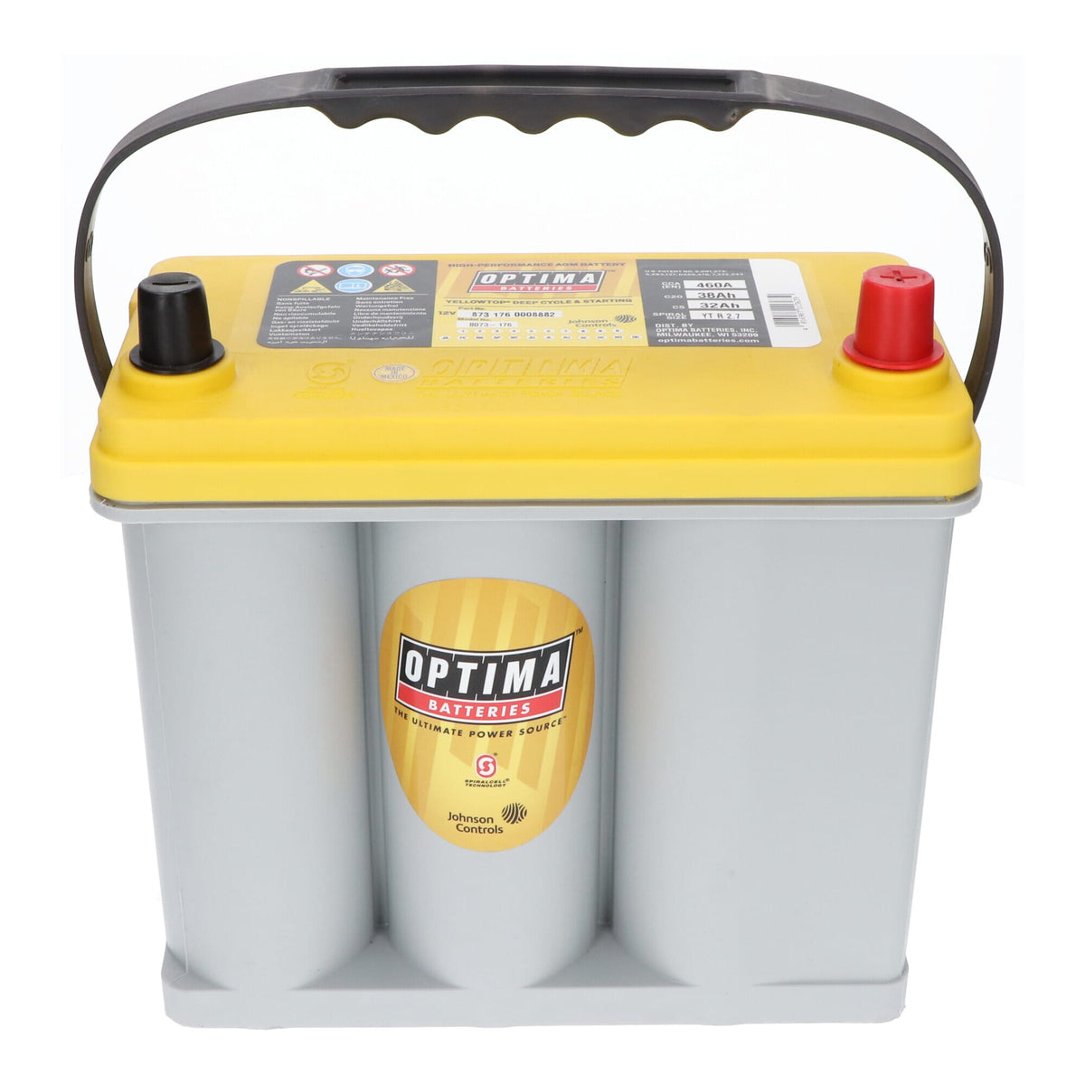 Optima Yellow Top Accu 12V 38Ah R-2.7