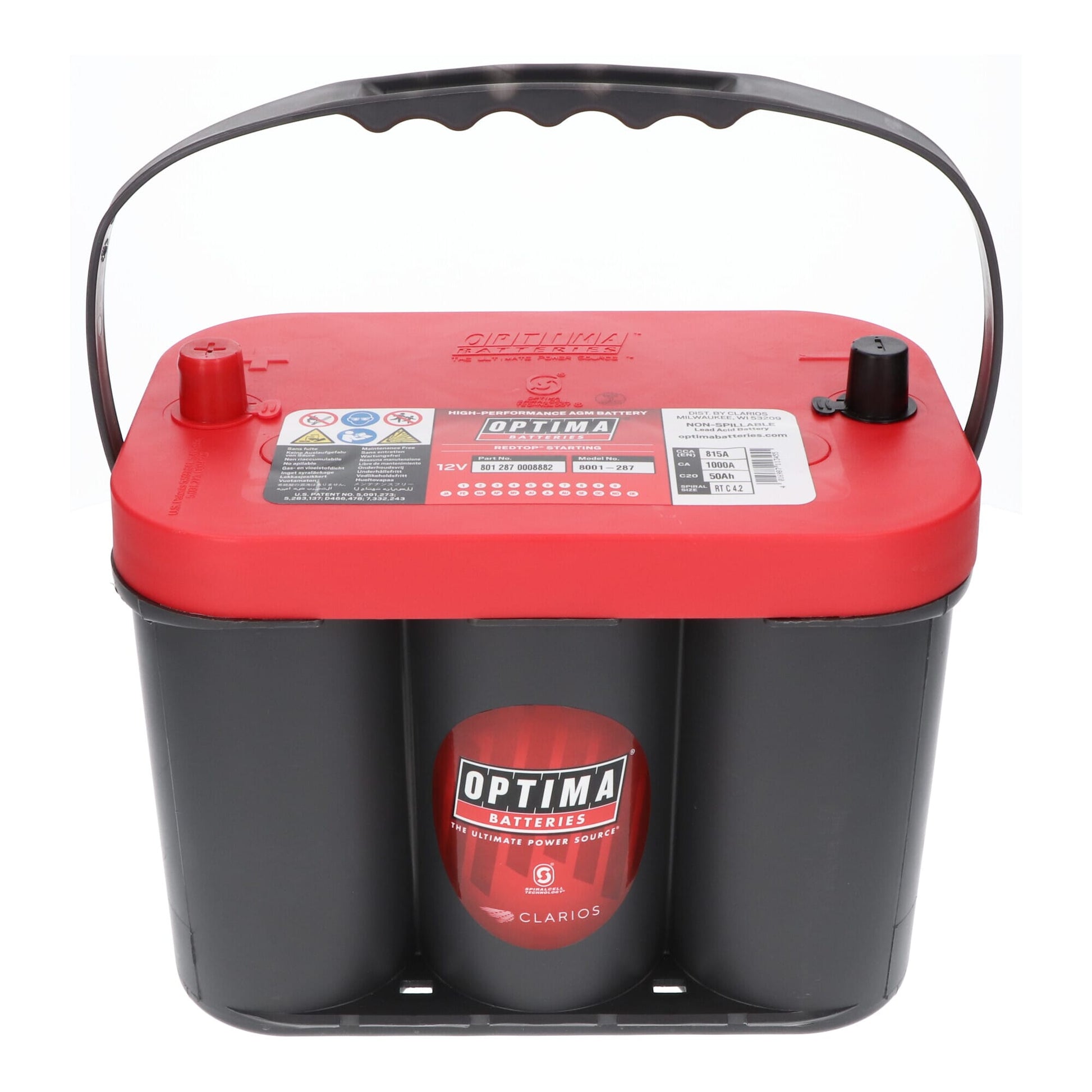 Optima Red Top Accu 12V 50Ah RT C-4.2